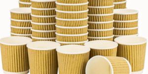 Disposable Plain Paper Coffee Cup