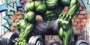 3D Gym Wall Art Painting Service