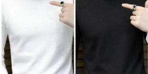 cotton fleece fabric high neck