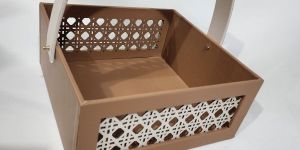 Faux Leather Baskets