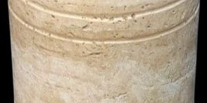 Round Marble Planter