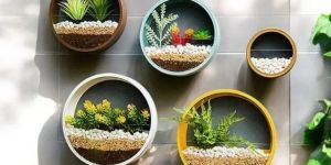 Wall Hanging Marble Planter