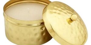 Tin Wax Candle