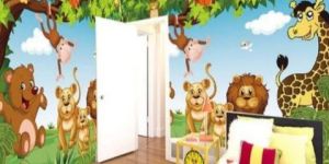 Kids Printed Wallpaper