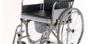 Wheelchair with Seat Lift Commode