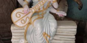 Fiber Saraswati Statue