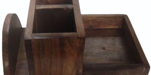 Wooden Table Caddy