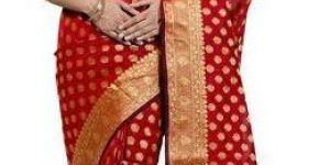 Ladies Wedding Wear Banarasi Silk Saree