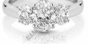 Three Stone Artificial Diamond Ring