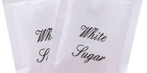 small sugar sachets
