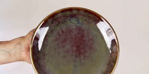 Mystic Glaze Round Ceramic Plate