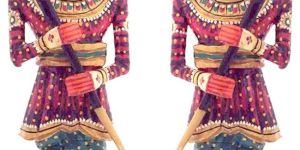 Wooden Chowkidar Statue