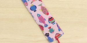 Underwater Print Textile Bookmark