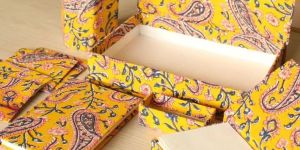 Yellow Ochre Workplace Organizer Stationary Kit