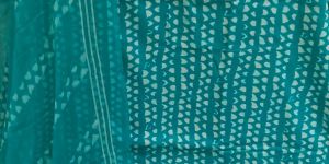 Pure Glace Cotton Bandhni Print Embroidered Unstitched Suit