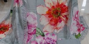 Pure Muslin Silk Soft Digital Printed Embellished Unstitched Suit