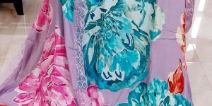 Pure Muslin Silk Soft Digital Printed Unstitched Suit