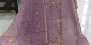 Pure Shimmer Silk Digital Printed Embroidered Unstitched Suits