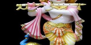 Marble Krishna Statue