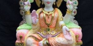 Marble Mahalaxmi Statue