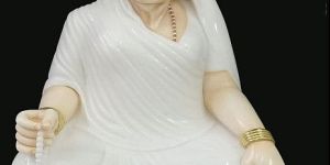 White Marble Lady Statue