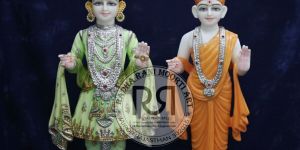 White Marble Swami Narayan Bhagwan Moorti