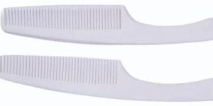 Plastic White Hotel Hair Combs