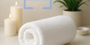 White Cotton Hotel Towel