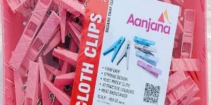 Dezaro Pink Plastic Cloth Clips