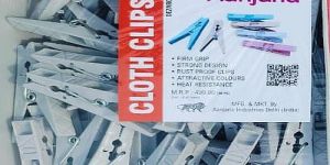 Dezaro White Plastic Cloth Clips