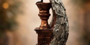 Marble Peacock Sculpture