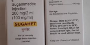 sugahet sugammadex injection