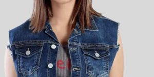 Ladies Half Sleeve Denim Jacket