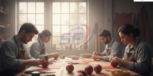Leather Cricket Ball Third Party Manufacturing Services