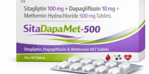 Dapagliflozin 10mg Sitagliptin 100 Mg Metformin 500 Mg Tablet