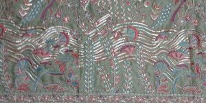 Geometric Embroidered Fabric