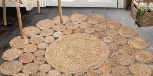 Plain Braided Jute Rug