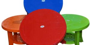 Green Round Plastic Coffee Table