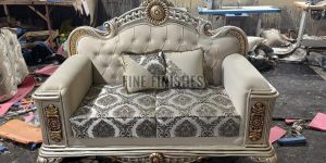 Royal Hand Carved Two Seater Living Room Sofa