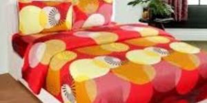 Multicolor Cotton Double Bed Sheet