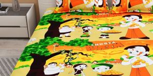 Multicolor Printed Cotton Bed Sheet