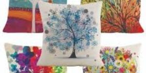 Multicolor Printed Cushion Cover