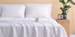 White Cotton Bed Sheet
