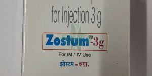 Zostum 3G Sulbacam Cefoperazone Injection