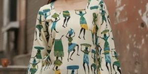 Warli Printed Short Kurti