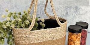 Jute Beige Lunch Bag