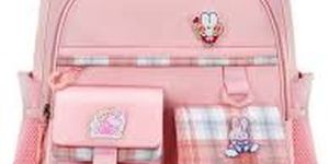 Pink Multi Compartment School Bag