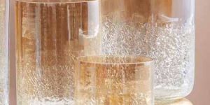 Decorative Glass Hurricane Candle Holder