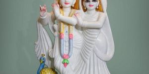 Marble Radhe Krishna Jugal Jodi Statue