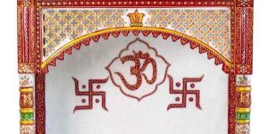 Polished Makrana Marble Temple